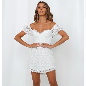 Hello molly white dress - brand new